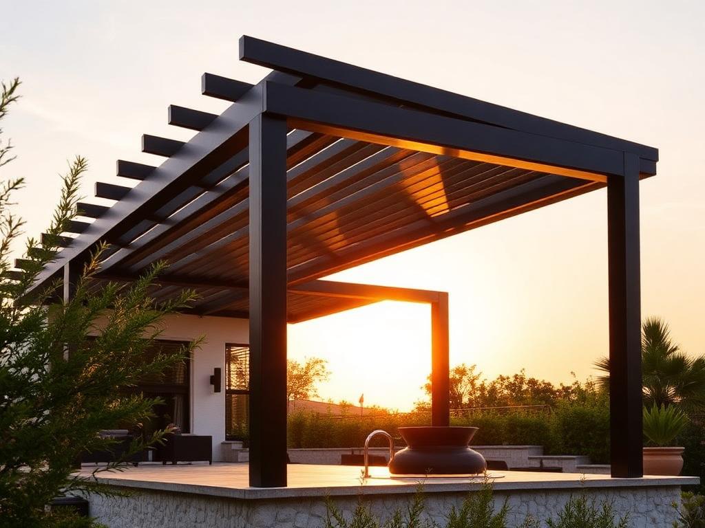 Pergolas by Skyliving Shades in a UAE interior